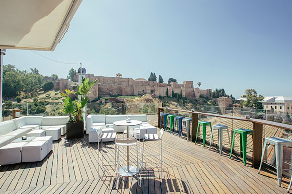 mejores terrazas con vistas en Málaga