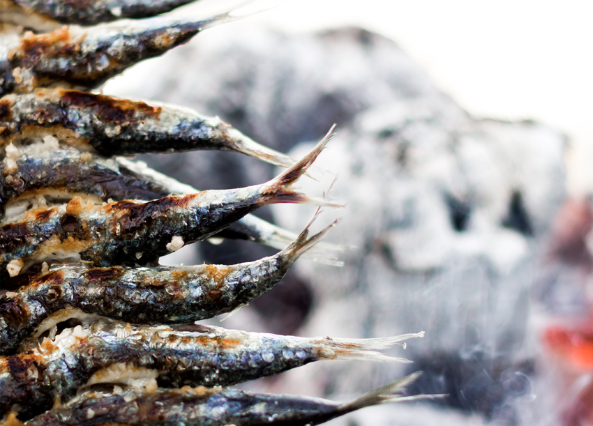 Espetos. The sardine ones are a Malaga cuisine classic