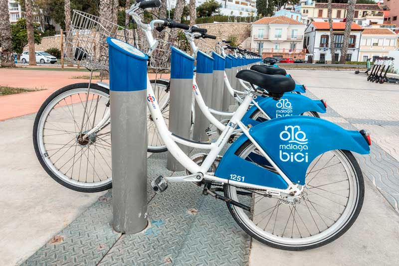 Moverse por Málaga en bicicleta