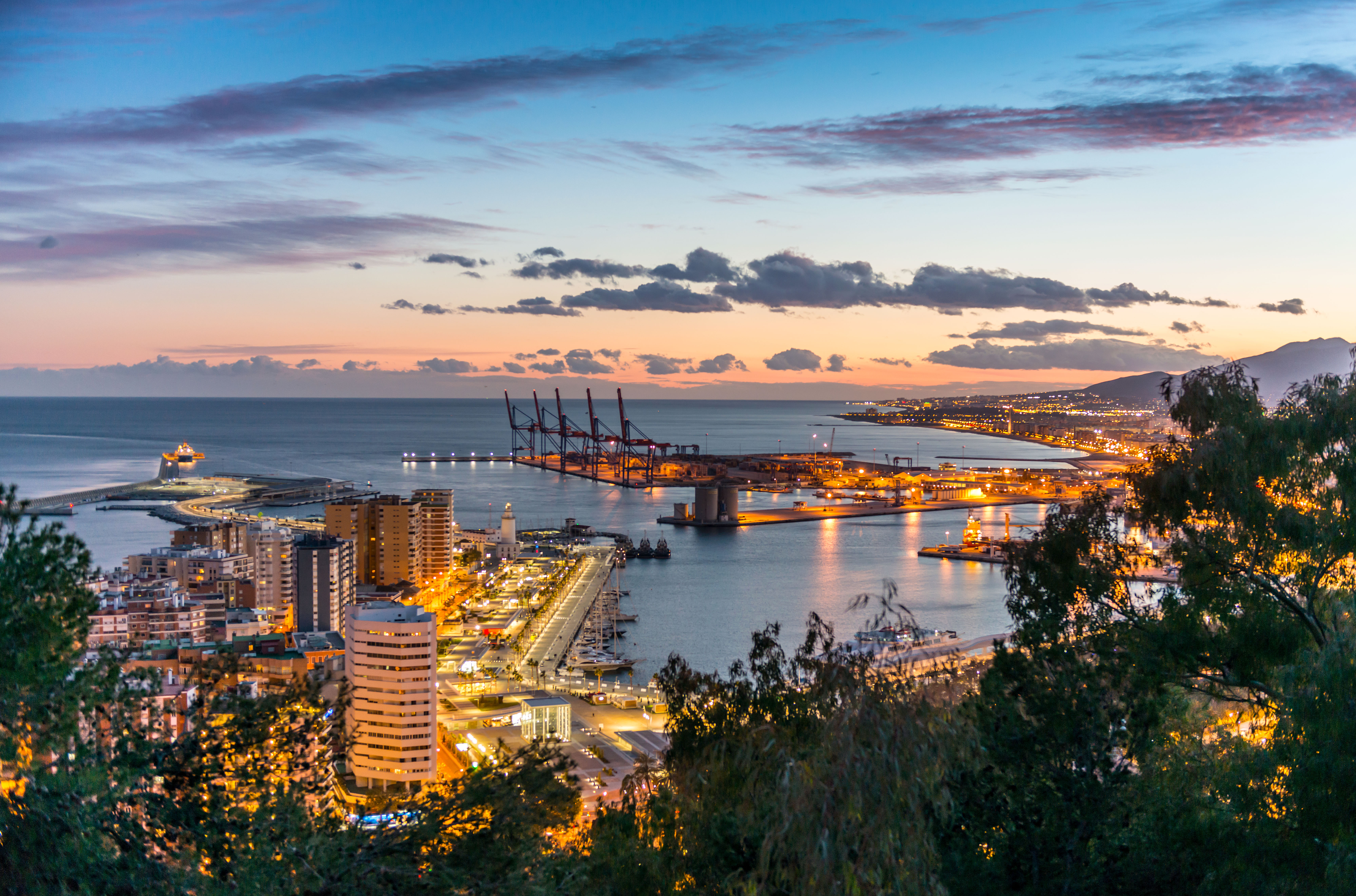 dónde dormir en Málaga