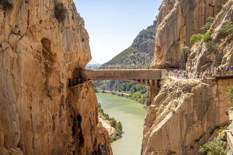 Visitar el Caminito del Rey con niños